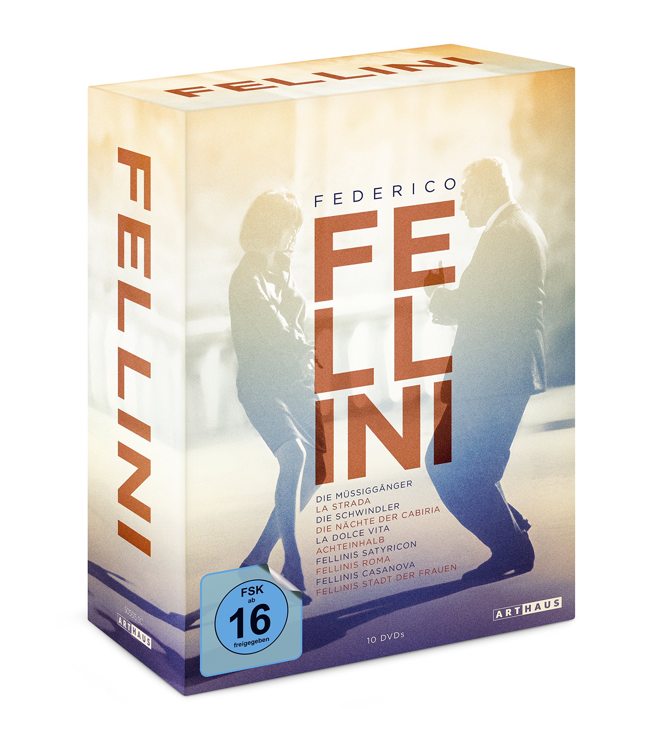 10 DVD Box Set - Federico Fellini Complete Film Collection | Classic Italian Cinema Masterpieces | Perfect for Movie Lovers & Film Studies