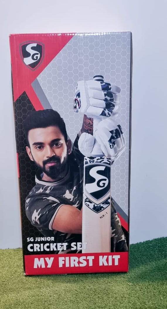 SG My First Kit (Hardik Pandya) Starter Cricket Kit for Kids & Beginners - Perfect for Backyard Practice, School Sports & Cricket Training