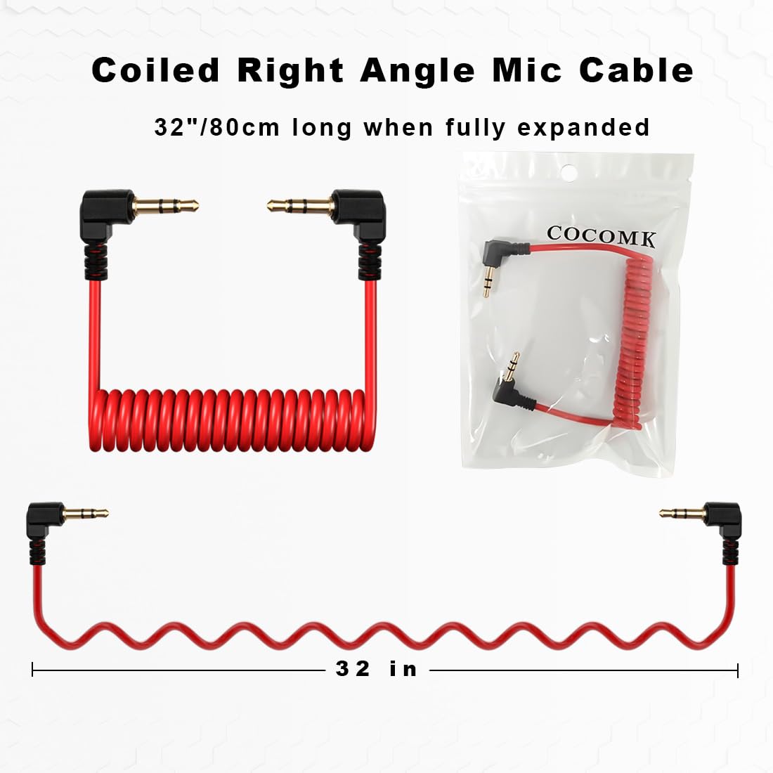 Premium 3.5mm TRS to TRS Microphone Cable - 1/8