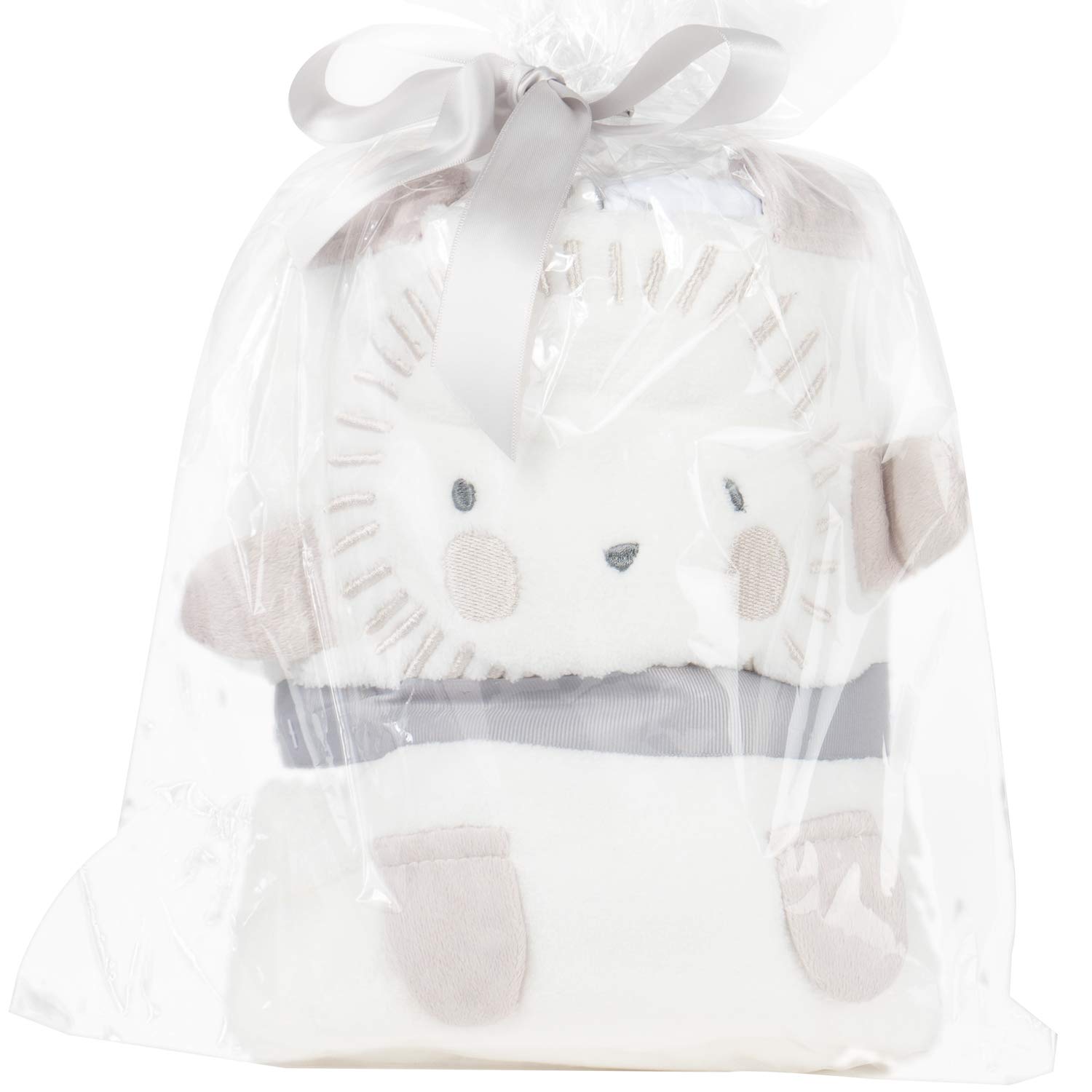 Soft Plush Baby Blanket Gift Set for Newborn Boys & Girls - Neutral Travel Blanket for Showers, Nurseries & On-The-Go Comfort