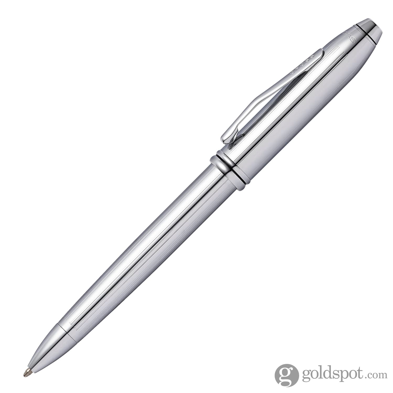 Cross Townsend Lustrous Chrome Ballpoint Pen - Premium Writing Instrument for Office, Business & Gifting