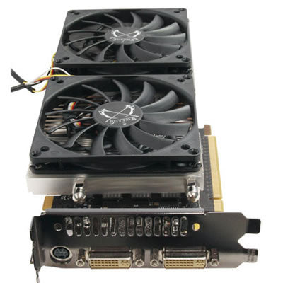 Scythe MUSASHI SCVS 1000 Twin Fan VGA Cooler - High Performance GPU Cooling for Gaming PCs & Workstations - Perfect for Overclocking and Extended Gaming Sessions
