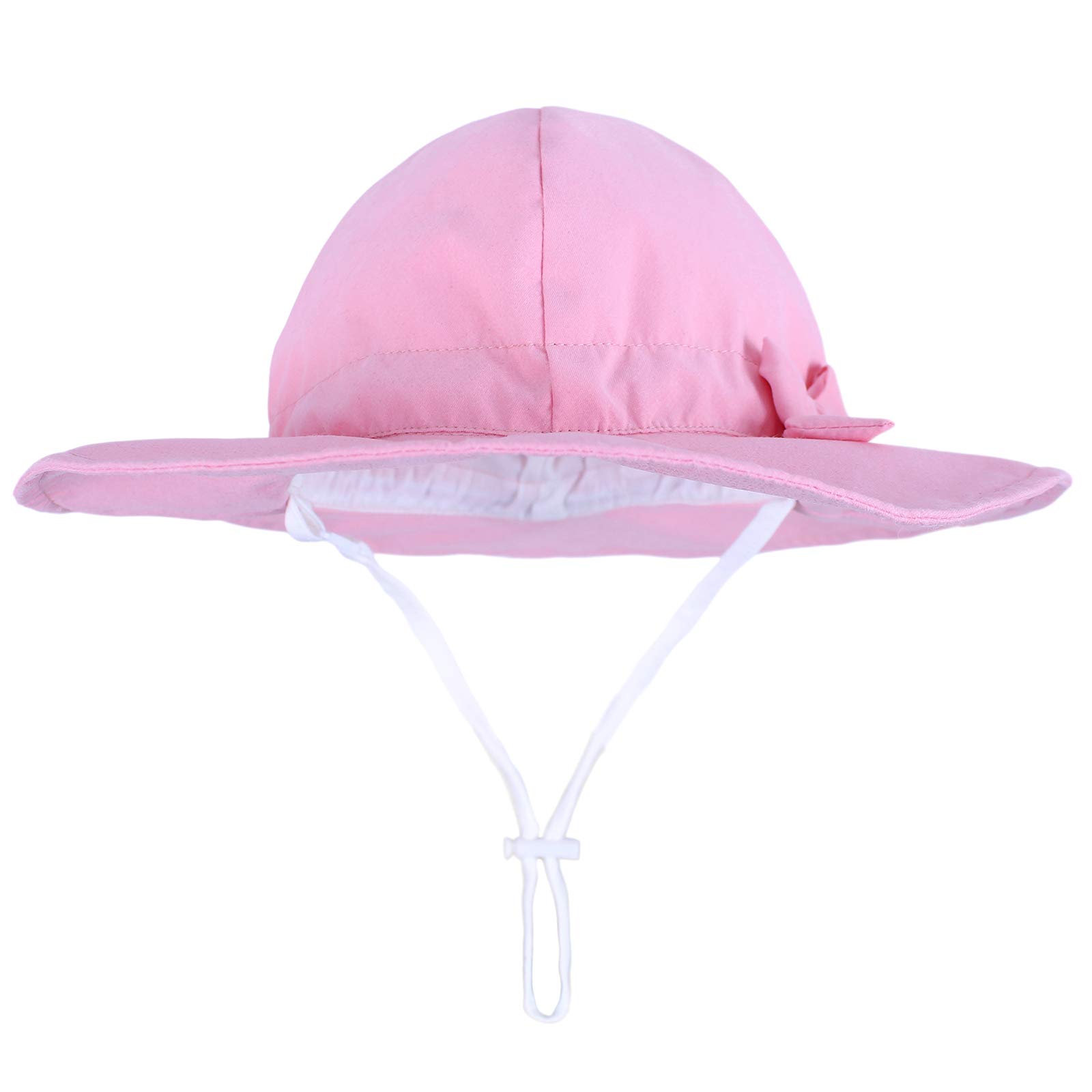 UPF 50+ Baby Sun Hat for Toddler Girls - Wide Brim Bucket Cap for Summer Beach, Pool, Outdoor Play & Travel Protection