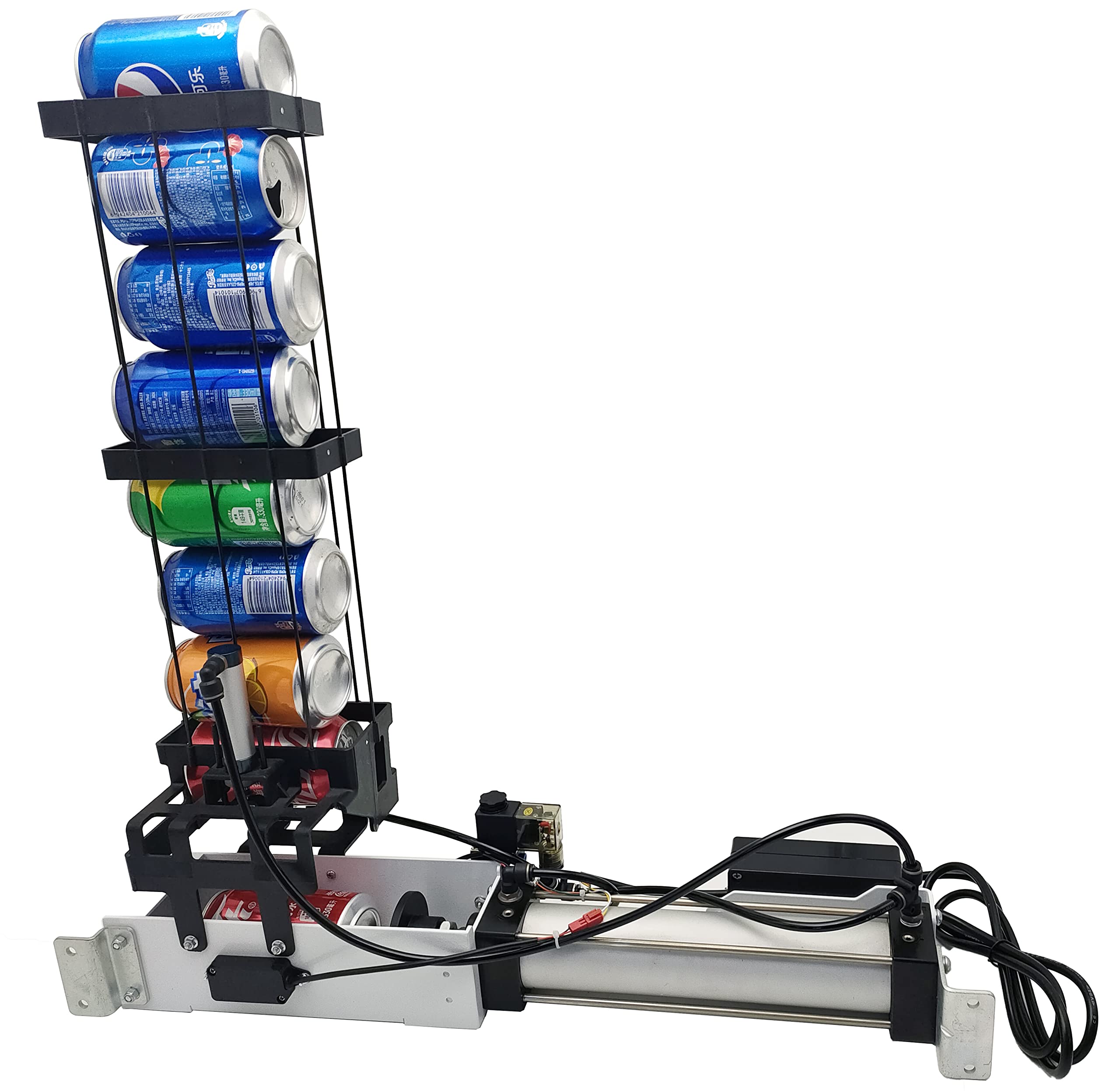 Full Automatic Heavy Duty Can Crusher - Efficient Soda Beer Smasher for Aluminum Cans, Eco-Friendly Recycling Tool for Home, Garage & RV Use