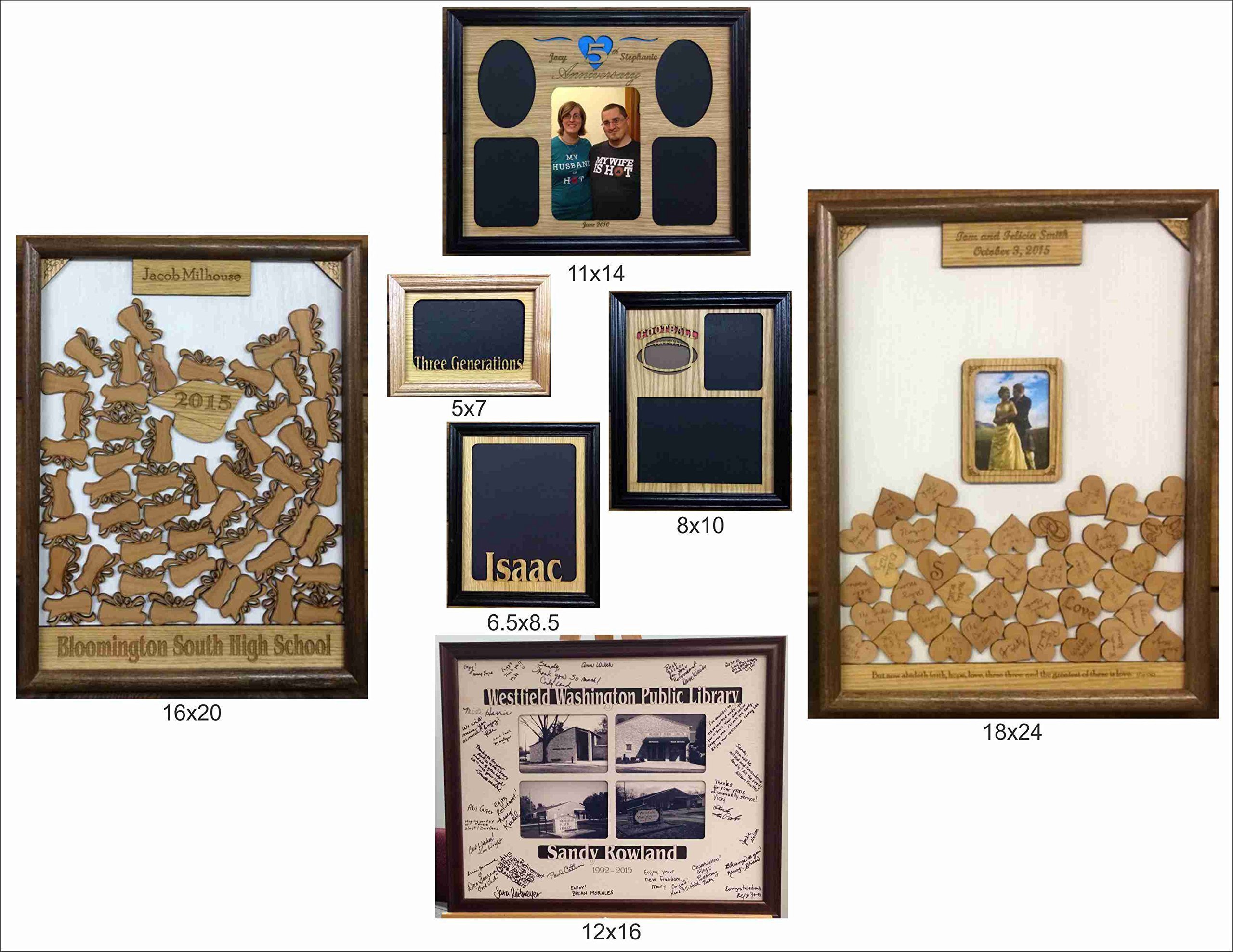 8x10 Hockey Picture Frame - Perfect for Displaying Sports Memories in Home, Office, or Locker Room Decor