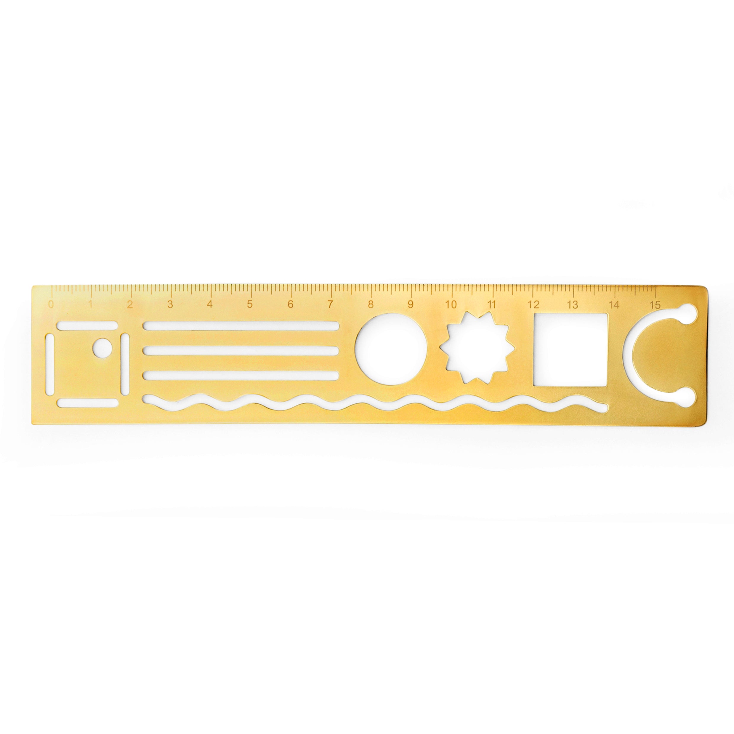 Inkerie 3-in-1 Multi-Function Stainless Steel Ruler - 12 Inch Metal Straight Edge Ruler with Inch & Metric Measurements - Perfect for Drawing, Drafting, Sewing & DIY Crafts