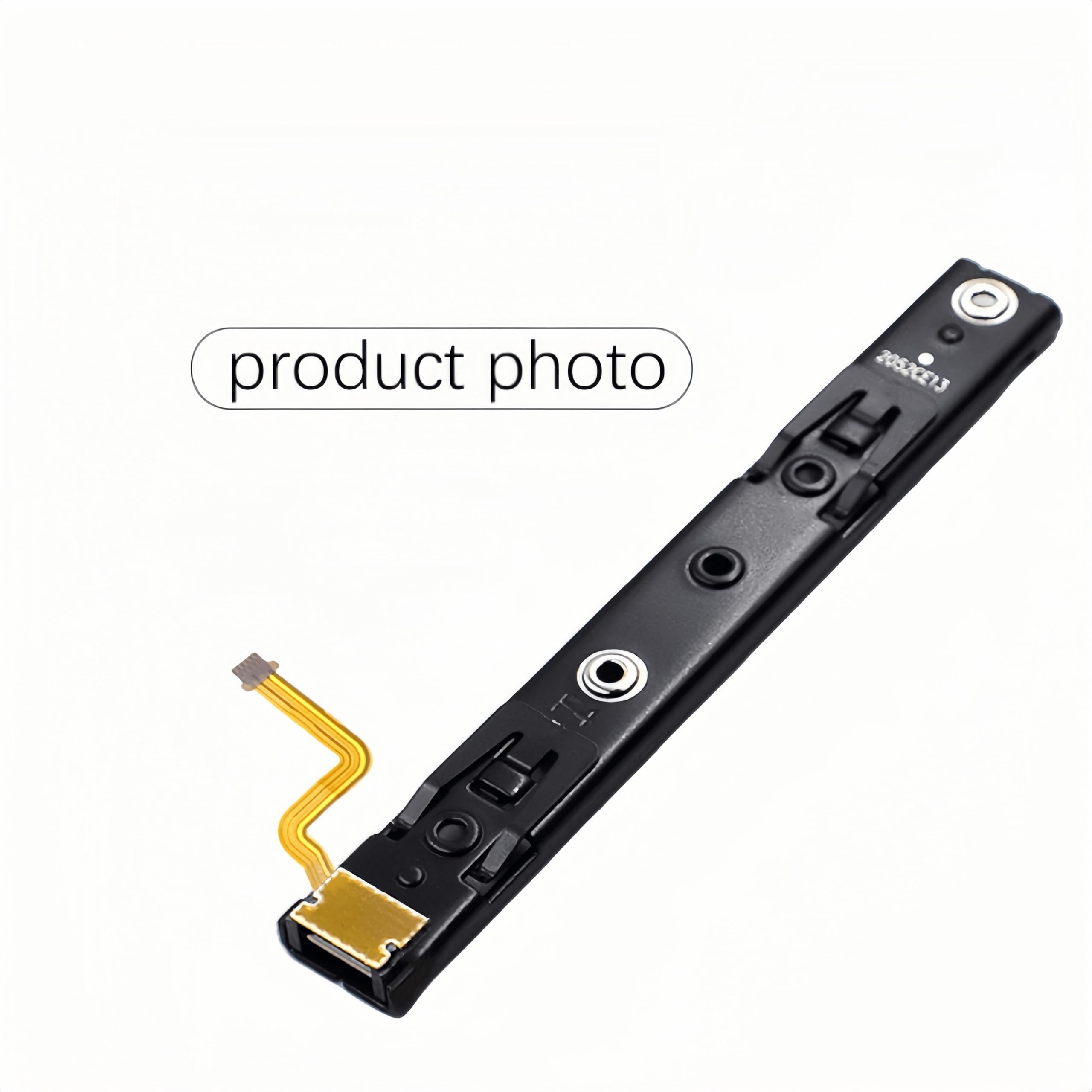 Nintendo Switch Slide Rail Bracket Replacement - Left & Right Console Rail with Sensor Cable, Flex Cable & Screws for NS Switch Repair | Gaming Accessories for DIY Console Maintenance & Joy-Con Controller Fix