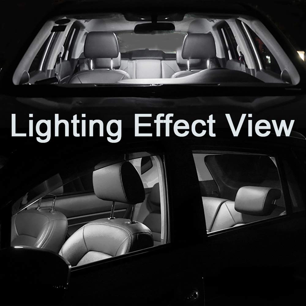 AWALITED 6-Piece Interior LED Light Kit - Super Bright LED Map & Dome Bulbs for 2014-2020 Nissan Rogue (All Models) - Perfect for Night Driving & Car Interior Upgrade