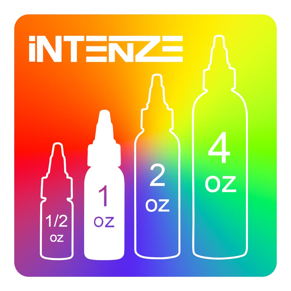 Intenze Tattoo Ink 1oz Bottle - Choose Your Color for Professional Tattoo Artistry - Perfect for Tattoo Artists & Body Art Enthusiasts