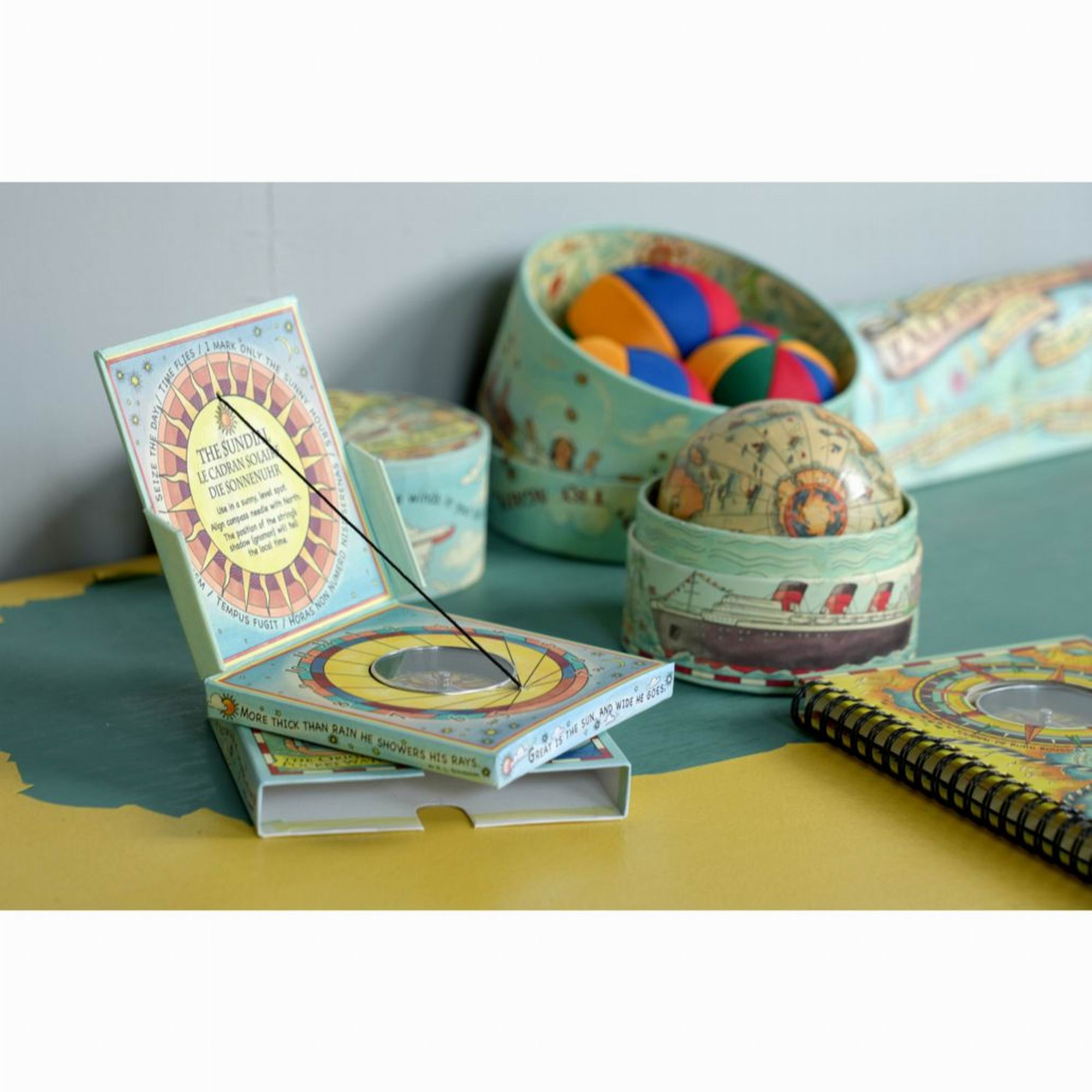 Authentic Models Compass Journal - Premium Leather Travel Notebook for Adventure & Exploration | Perfect for Hiking, Camping & Outdoor Activities
