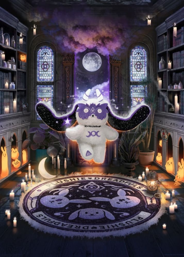 White Witch Fantasy Art Print Poster - Gothic Home Decor, Bedroom Wall Art, Gift for Wicca & Witchcraft Lovers