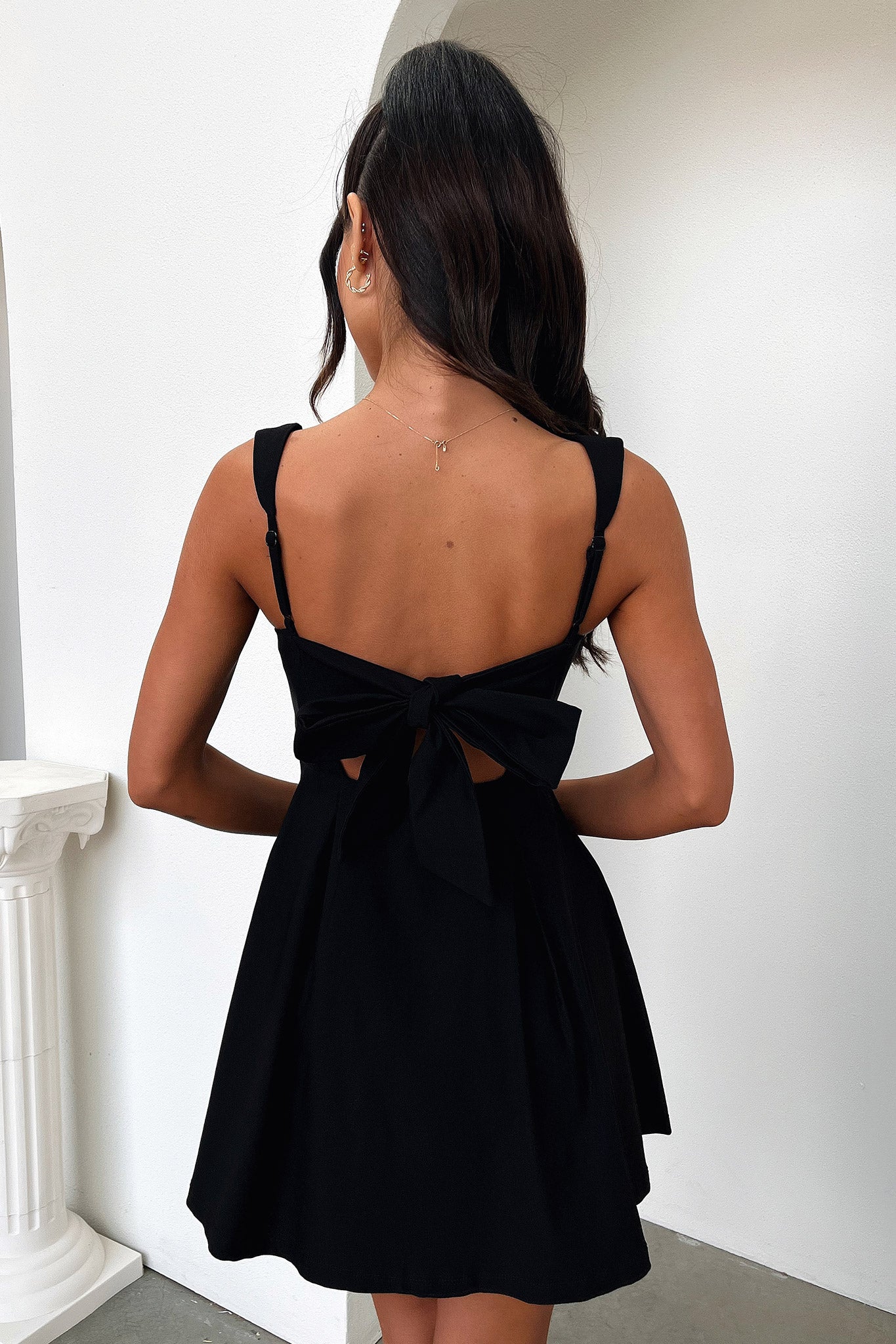 Bransley Black Dress for Women - Elegant & Comfortable Casual Wear for Office, Party & Everyday Outfits