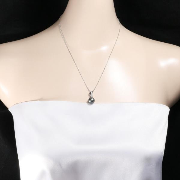 18K White Gold Pearl Necklace 45cm - Classic Elegant Jewelry for Women | Perfect for Weddings, Anniversaries & Special Occasions
