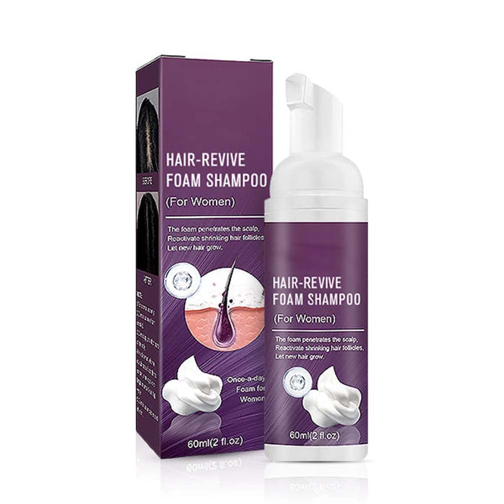 KERA'GRO Hair-Revive Foam Shampoo for Hair Growth & Loss Prevention - Scalp Treatment Foam to Restore Thinning Hair (All Hair Types) - Perfect for Daily Use & Hair Regrowth Routine