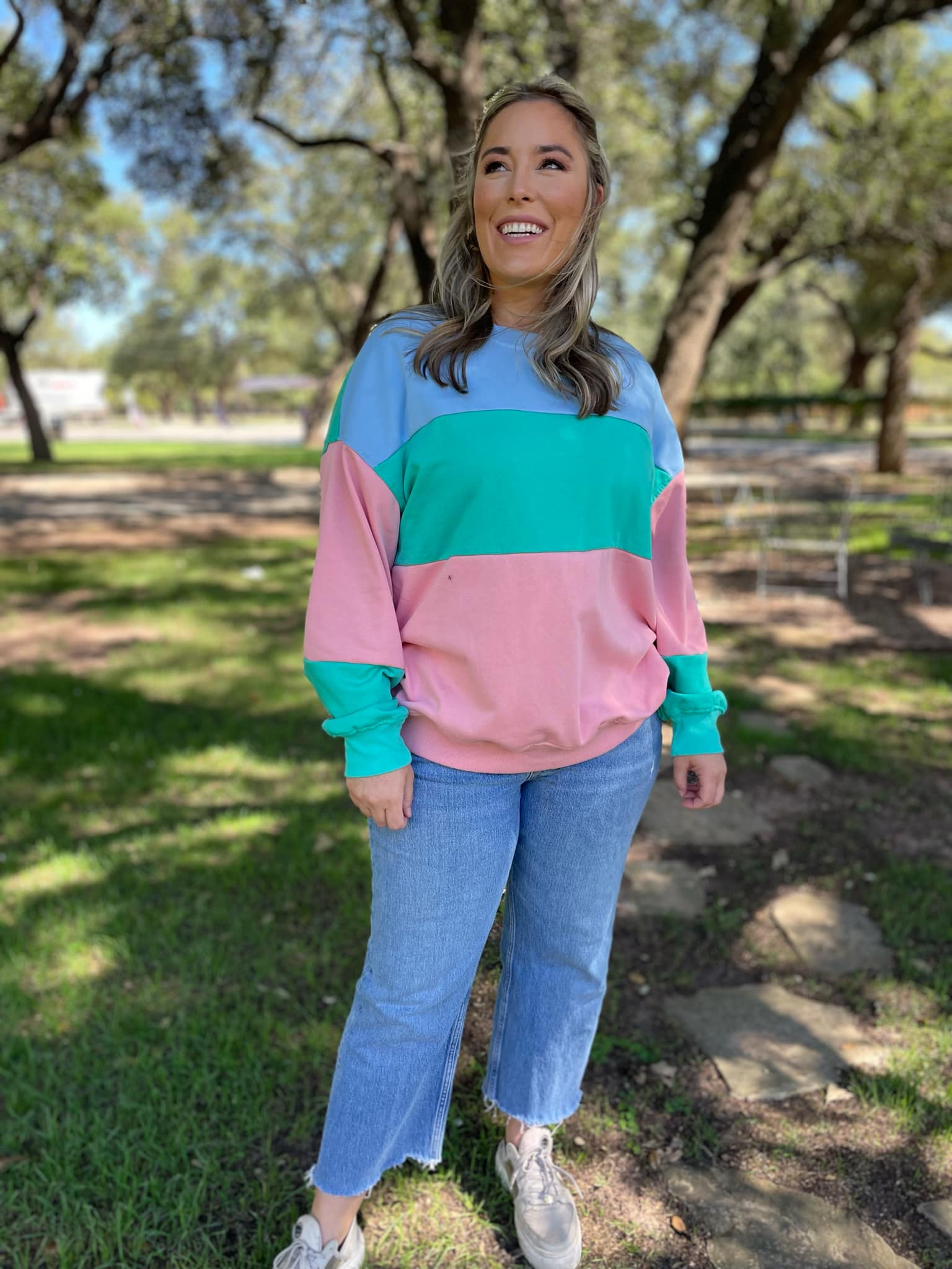 PREORDER: Finnley Colorblock Pullover Sweater - 4 Stylish Colors for Women | Perfect for Casual Outfits, Fall Layering & Cozy Winter Wear