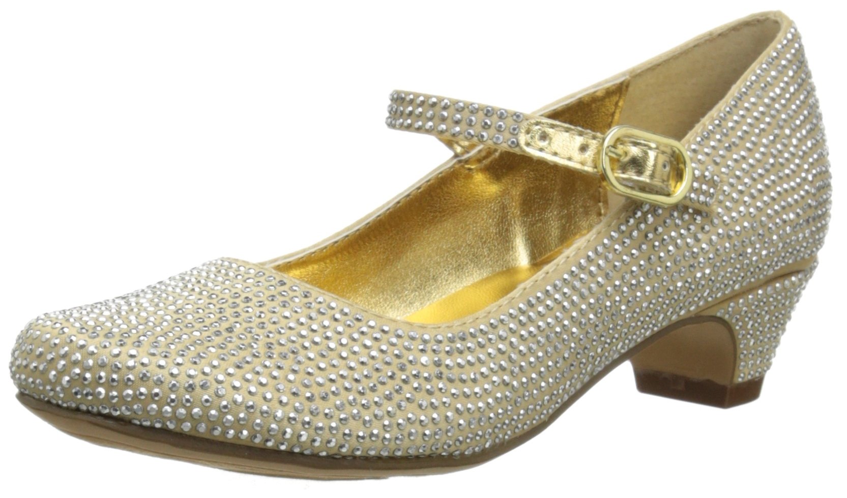 Nina Zelia Heel Buckle Strap Shoes for Girls - Comfortable Kids Dress Shoes with Adjustable Buckle for School, Party & Special Occasions