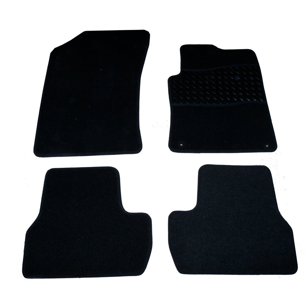 Premium Black Trim Carpet Floor Mat for Cars - All-Weather Protection & Comfort for Drivers & Passengers | Perfect for Sedans, SUVs & Trucks