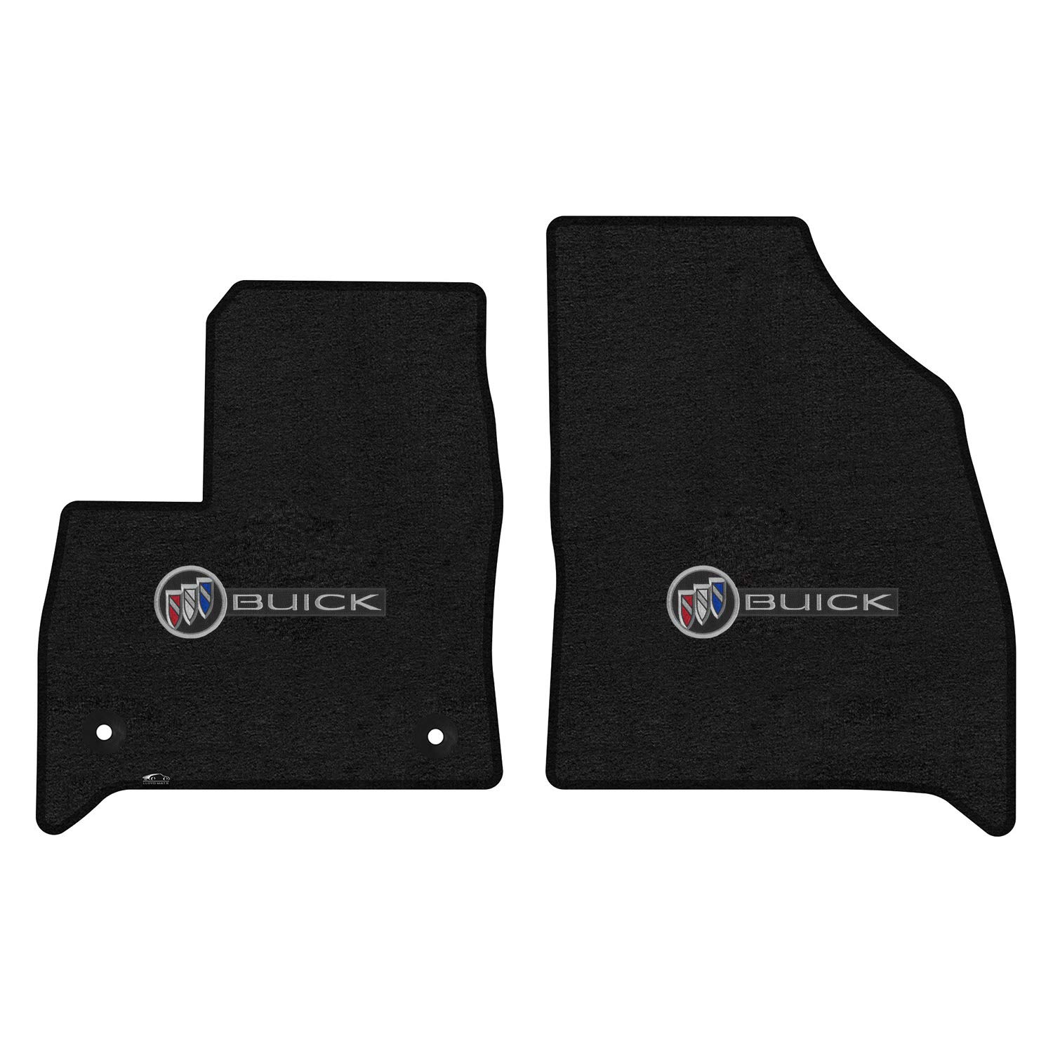 Premium Custom-Fit Carpeted Floor Mats for Buick Enclave (2018-Present) - 2-Piece Set in Charcoal | Luxury Car Floor Liners for All-Weather Protection & Enhanced Interior Style
