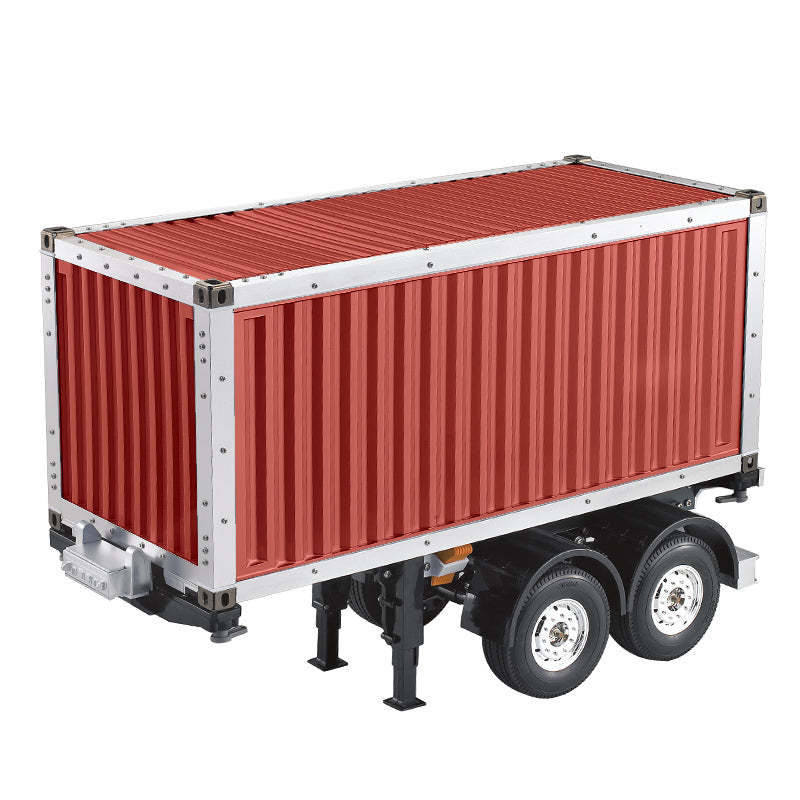 1/14 Scale 20ft RC Semi Trailer DIY Kit - TAMIYA Remote Controlled Tractor Truck with 2-Axle Chassis & Container - Hobby Model Car for Adults & Collectors - Perfect for RC Enthusiasts, DIY Projects, and Realistic Truck Simulation