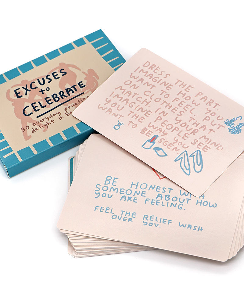 Excuses to Celebrate Card Deck - Fun Conversation Starters & Party Games for Birthdays, Holidays & Special Occasions