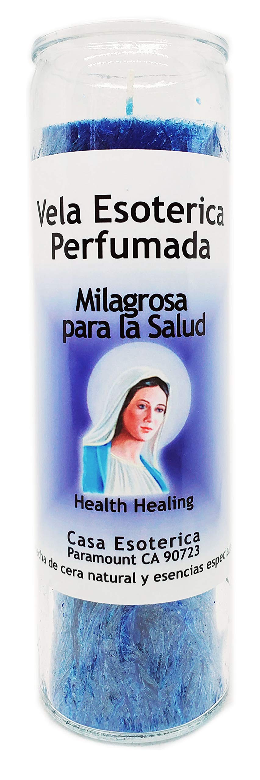 Indio Products Healing Candle for Health & Wellness - Spiritual Magic Spell Palm Wax Candle for Meditation, Prayer & Positive Energy