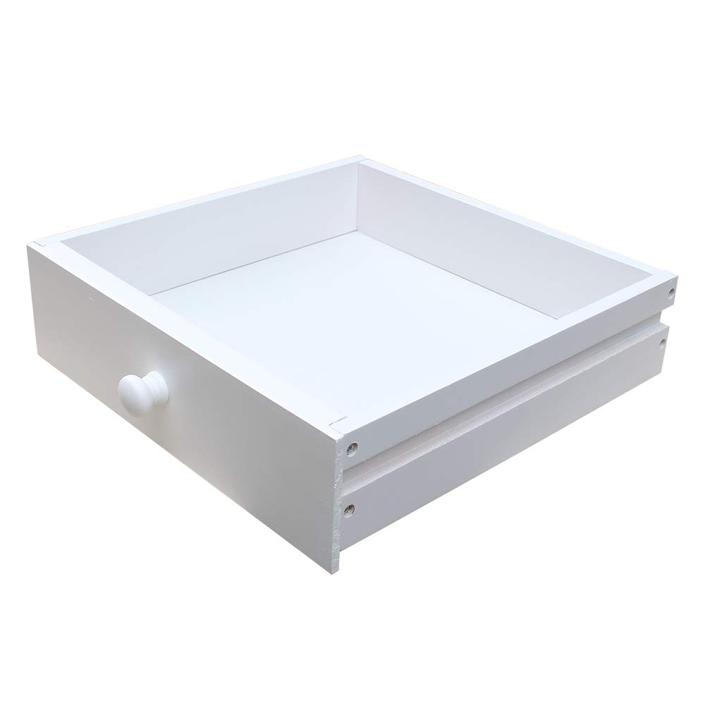 2-Tier Kitchen Trolley with Drop Leaf & 2 Storage Drawers - Folding Breakfast Bar Cart with Wheels & 2 Stools - Space-Saving Dining Table Set for Small Kitchens, Apartments, Living Rooms (White) - Perfect for Morning Coffee, Quick Meals & Extra Counter Space