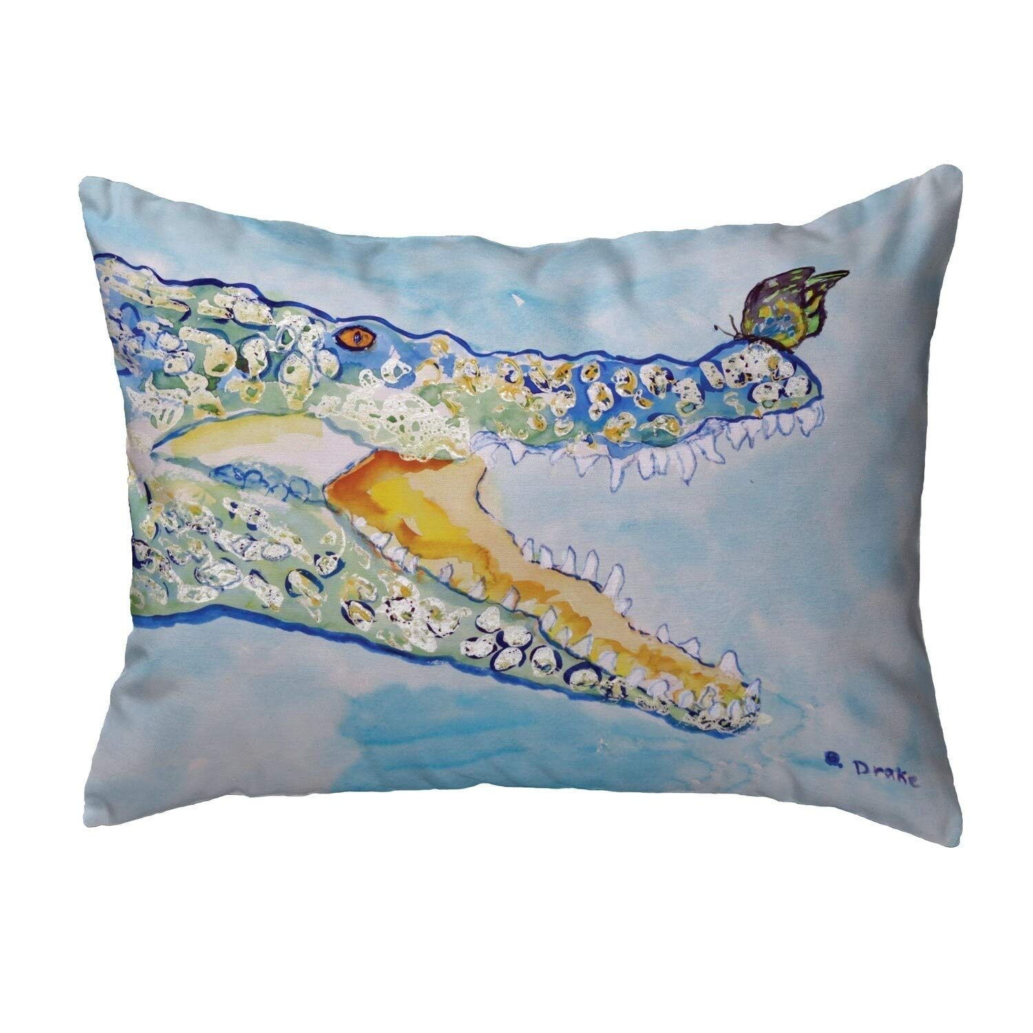 Betsy Drake KS548 Decorative Throw Pillow 11x14 Inches Multi-Color - Perfect for Sofa, Bed, Couch & Home Decor