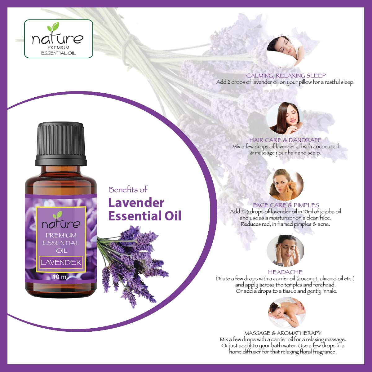 Organic Lavender & Rosemary Essential Oil Set - 100% Pure Natural Aromatherapy Oils for Diffusers, Massage & Relaxation (10ml Each) - Perfect for Stress Relief, Sleep Aid & Home Spa