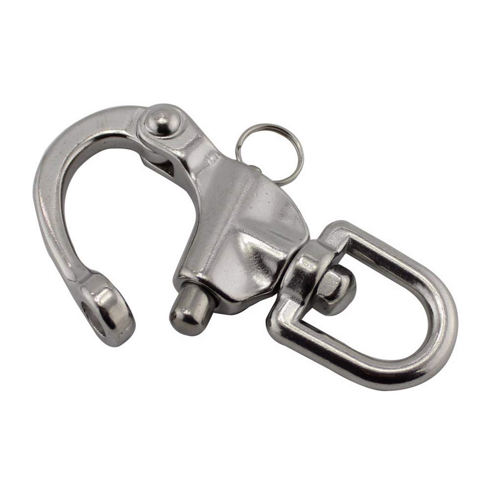 Stainless Steel Swivel Snap Shackle for Sailing & Marine Use