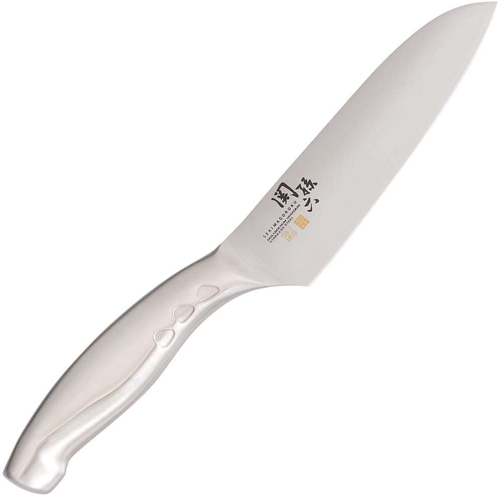 Kai Seki Magoroku 145mm Santoku Knife - Premium Japanese Kitchen Knife for Slicing, Dicing & Chopping - Perfect for Vegetables, Fish & Meat