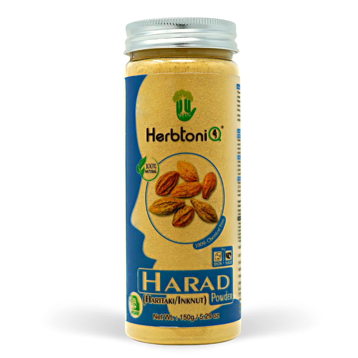 Organic Harad Powder (Terminalia Chebula) - 150g | Natural Kadukkai & Haritaki for Glowing Skin & Healthy Hair | Ayurvedic Face Mask & Hair Treatment | Perfect for DIY Beauty & Wellness Routines