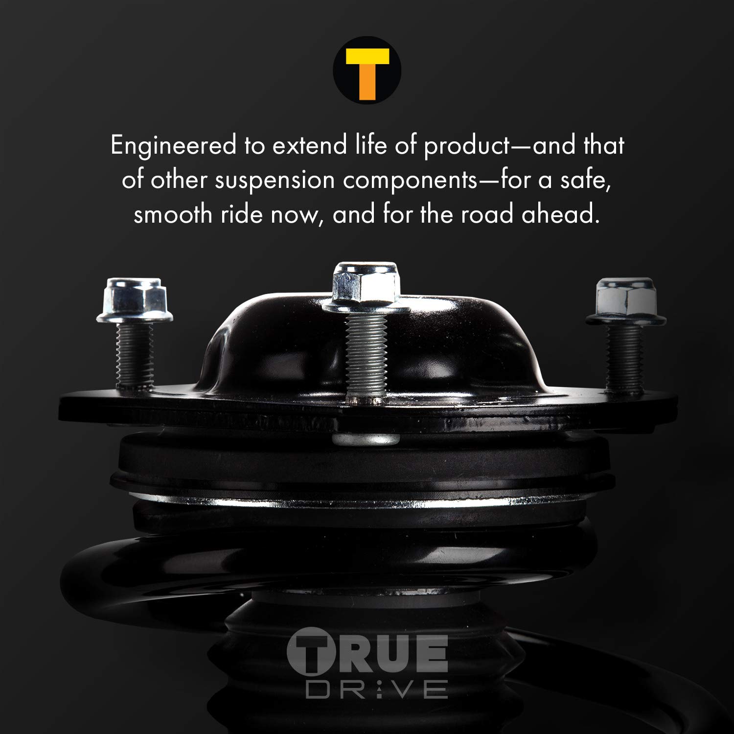 Garage-Pro Front Complete Shocks Strut & Coil Spring Assembly Replacement for Ford Focus 2012-2013 Passenger Side (02/04/13) - Automatic Dual Clutch Transaxle - Smooth Ride & Enhanced Stability for City Driving & Highway Commutes