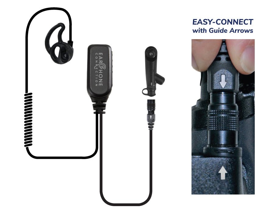 Hawk Tubeless Lapel Microphone for Motorola R7 & ION - EP13R7ECM1 - Clear Audio for Interviews, Presentations & Live Streaming