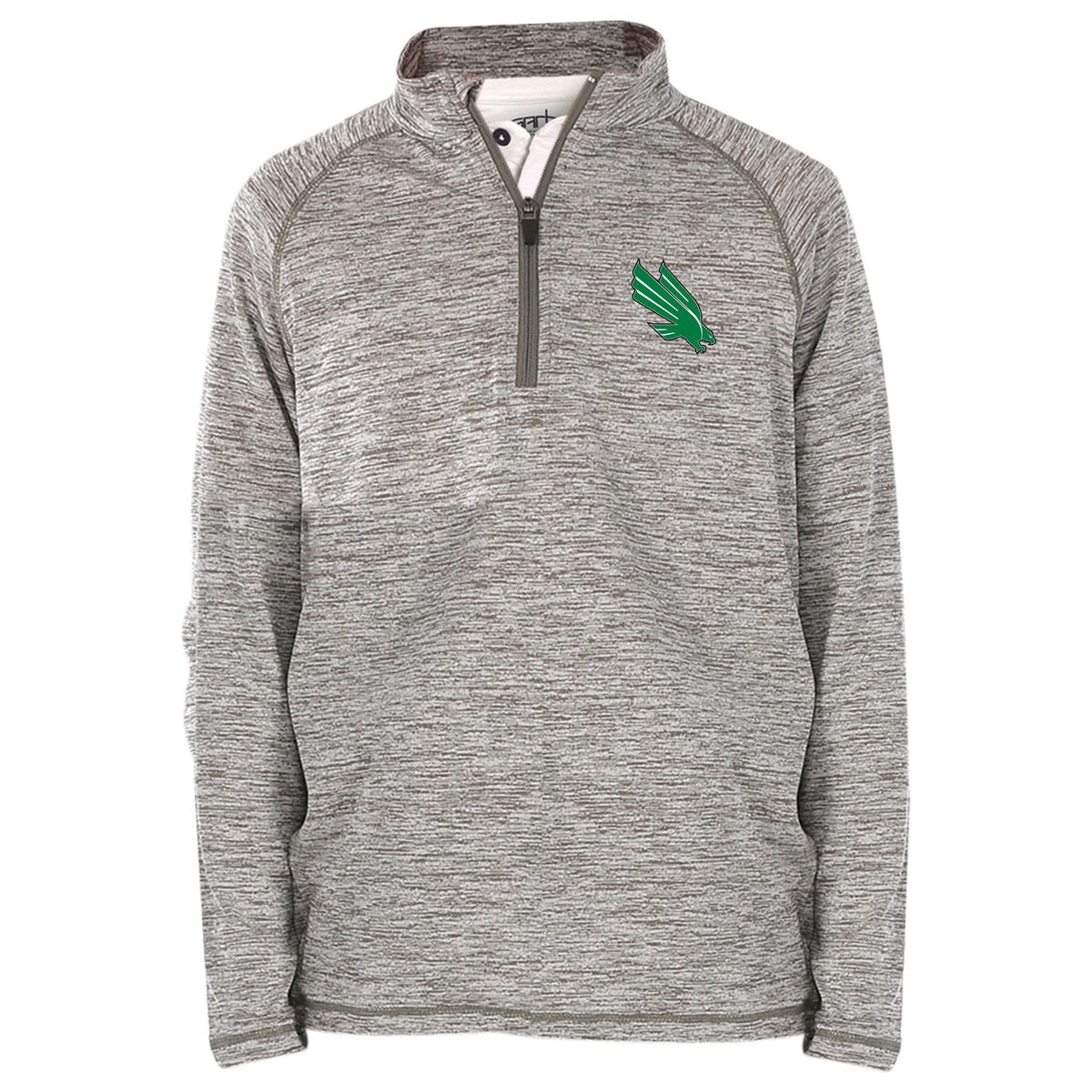 North Texas Mean Green Youth Boys' 1/4 Zip Pullover Fleece Jacket - Lightweight Athletic Warm-Up Top for School Sports & Outdoor Activities