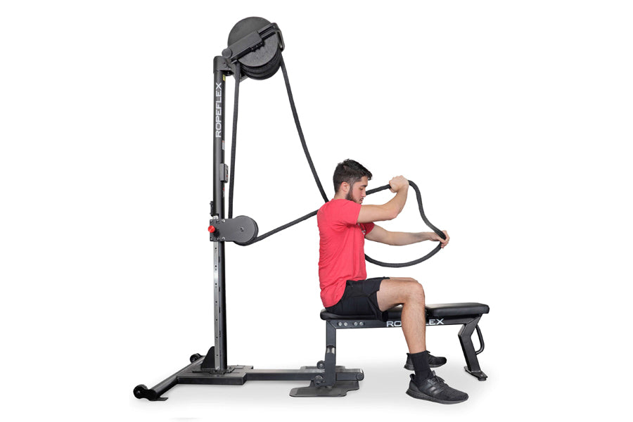 Ropeflex RX2500 Upright Rope Trainer - Premium Home Gym Equipment for Full-Body Workout | Perfect for Cardio, Strength Training & Fitness Enthusiasts | Summer Sale with Extra 6% Off
