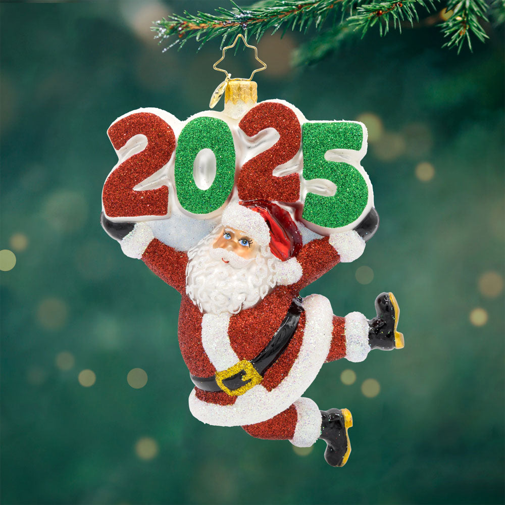 Santa's 2025 Countdown Calendar - Fun Christmas Advent Calendar for Kids & Families | Perfect for Holiday Decorations & Gift Countdowns