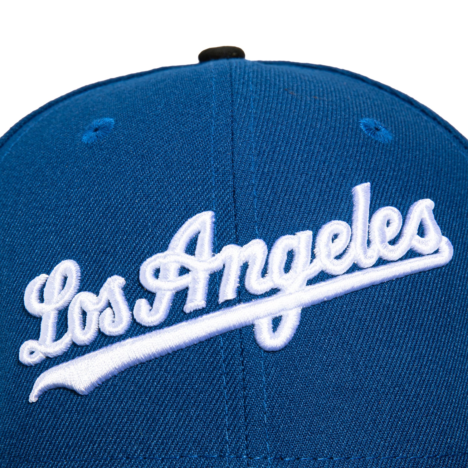 New Era 59Fifty Los Angeles Dodgers 50th Anniversary Snapback Hat with Embroidered Stadium Patch - Royal & Black Colorway | Perfect for Baseball Games, Sports Events & Streetwear Fashion