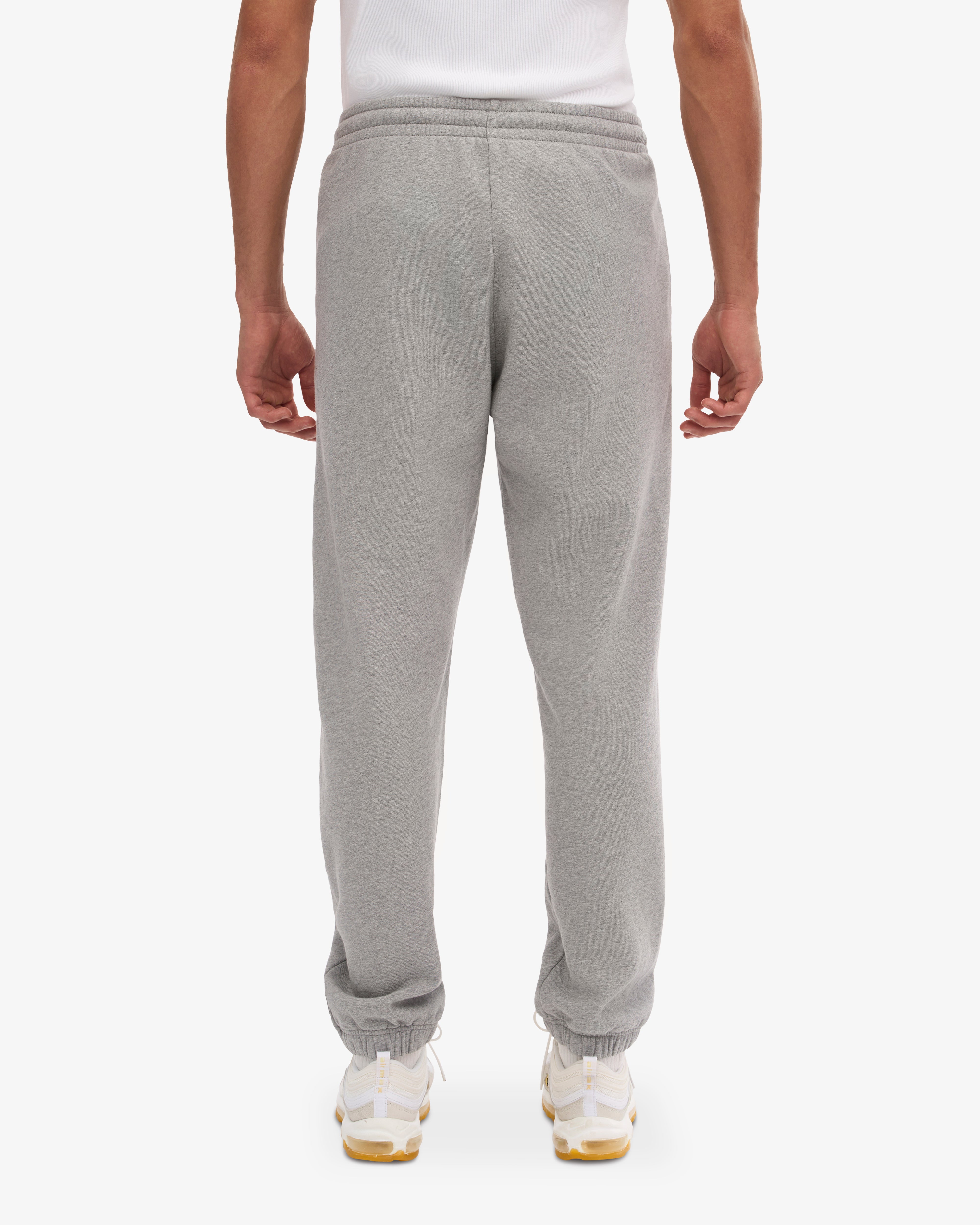 Premium Organic Cotton Sweatpants for Women & Men - Heather Grey - Eco-Friendly Lounge Pants for Yoga, Gym & Casual Wear