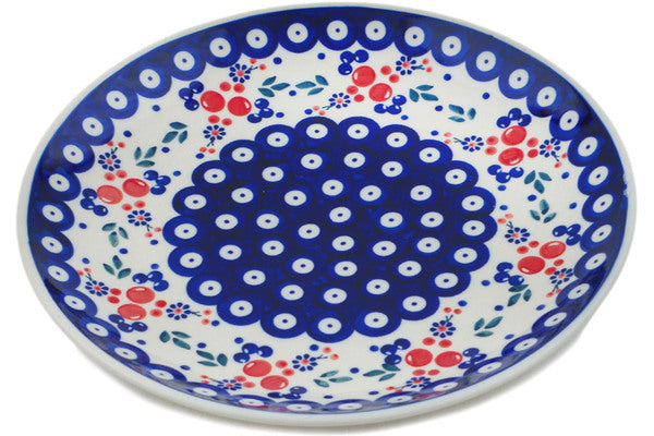 10-Piece Dinner Plate Set - Burst of Berries Floral Design - Elegant Tableware for Dining, Parties, and Home Decor