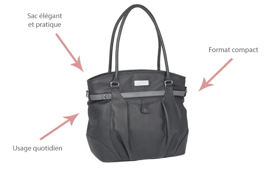 Babymoov Glitter Diaper Bag - Stylish & Spacious Baby Changing Bag for Moms, Waterproof & Multi-Pocket Organizer - Perfect for Travel, Daycare & Outings