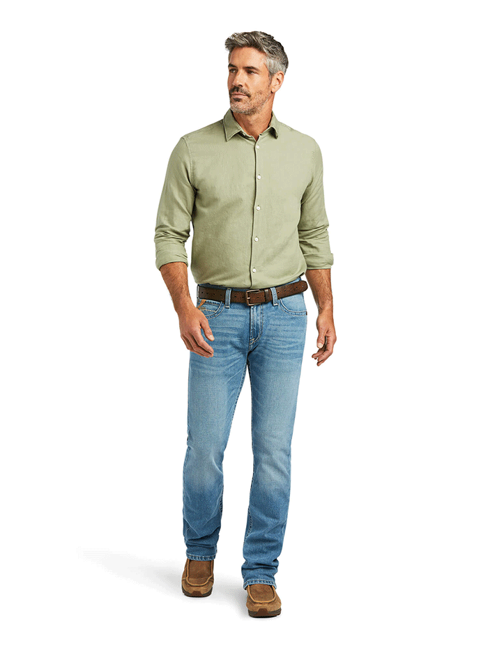Ariat Men's M7 Slim Stretch Julian Straight Jean Hartwell - Comfortable Work & Casual Denim Pants for Riding, Outdoor Activities & Everyday Wear