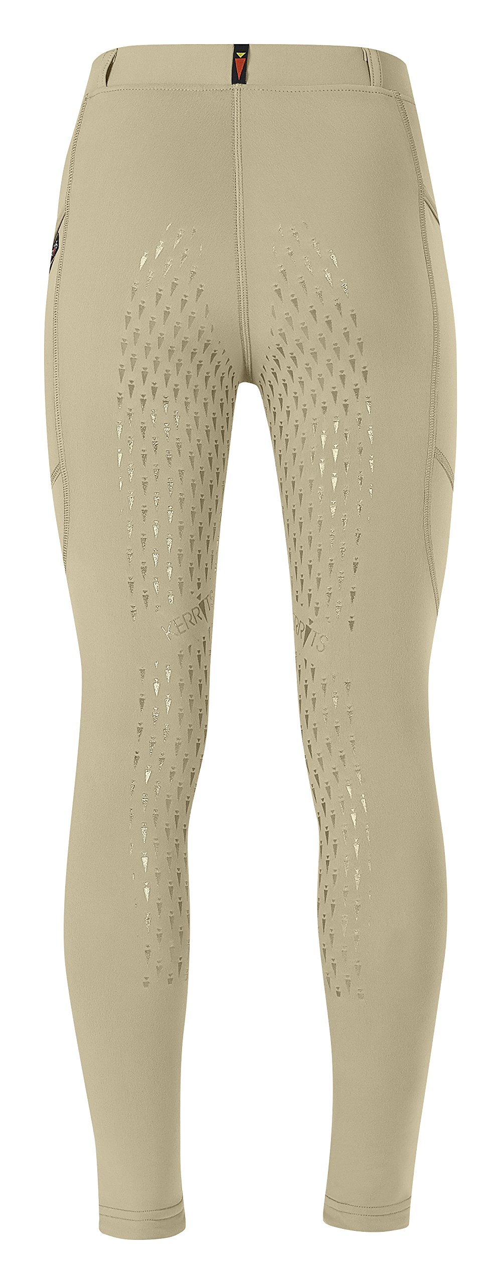 Kerrits Kids Ice Fil Full Seat Horse Riding Tech Tights - Cooling Breathable Equestrian Leggings with Pockets for Summer | Perfect for Young Riders in Warm Weather