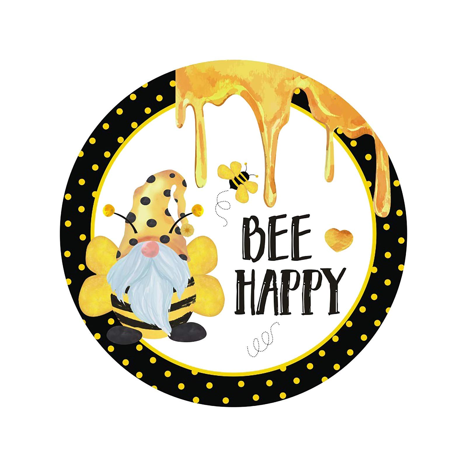 Cute Bee & Dwarf Wall Stickers for Room Decor - Plants, Doll, Bedroom, Living Room Decals - Perfect for Kids' Rooms, Nursery, and Home Decor