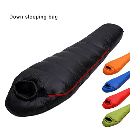 Premium 850G White Goose Down Sleeping Bag for Adults - Ultra Warm & Thermal for Winter Camping, Hiking, Backpacking - 4 Thickness Options for All-Season Outdoor Adventures