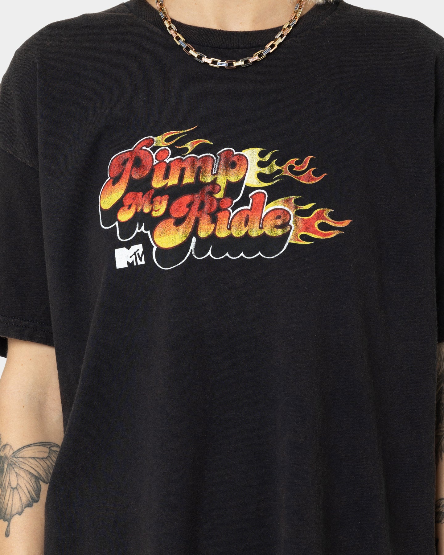 Vintage MTV Pimp My Ride T-Shirt - Black Wash Retro Graphic Tee for Men & Women | 90s Hip Hop Streetwear, American Thrift Style | Perfect for Concerts, Parties & Casual Outfits