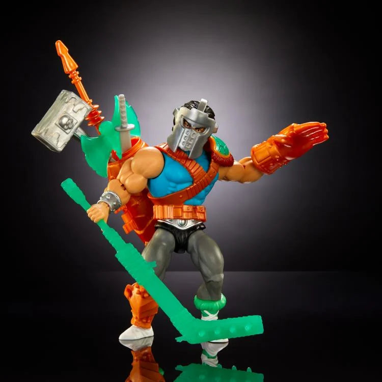 Masters of the Universe: Origins Turtles of Grayskull Casey Jones Action Figure - Collectible Toy for TMNT & MOTU Fans | Perfect for Display, Play & Nostalgic Collections