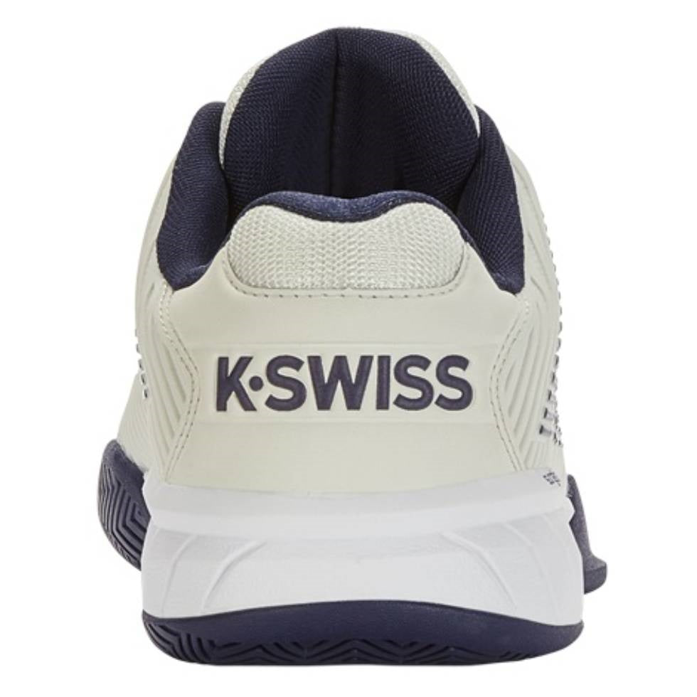 K Swiss Hypercourt Express 2 Men's Tennis Shoes - White/Blue | Lightweight Performance Court Shoes for Men | Perfect for Tennis, Pickleball & Casual Wear