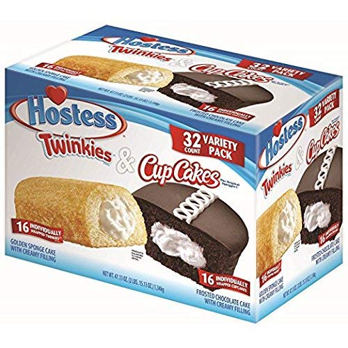 Twinkies Variety Pack - 3 Pack (32 Count Each) | Classic Snack Cakes for Parties, School Lunches & On-the-Go Snacking