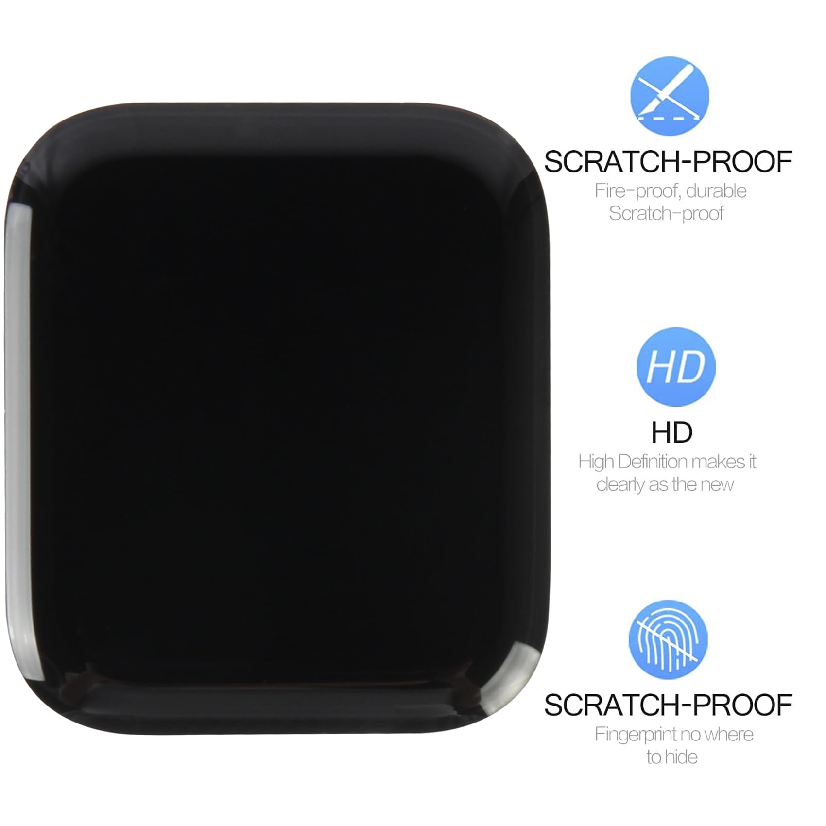 Apple Watch Series 4 LCD Screen Replacement 40mm/44mm Display Touch Digitizer Assembly - Repair Kit with Screen Protector & Tools (Compatible with Apple Watch 4) - Perfect for DIY Fixes, Home Repairs, and Watch Restoration Projects