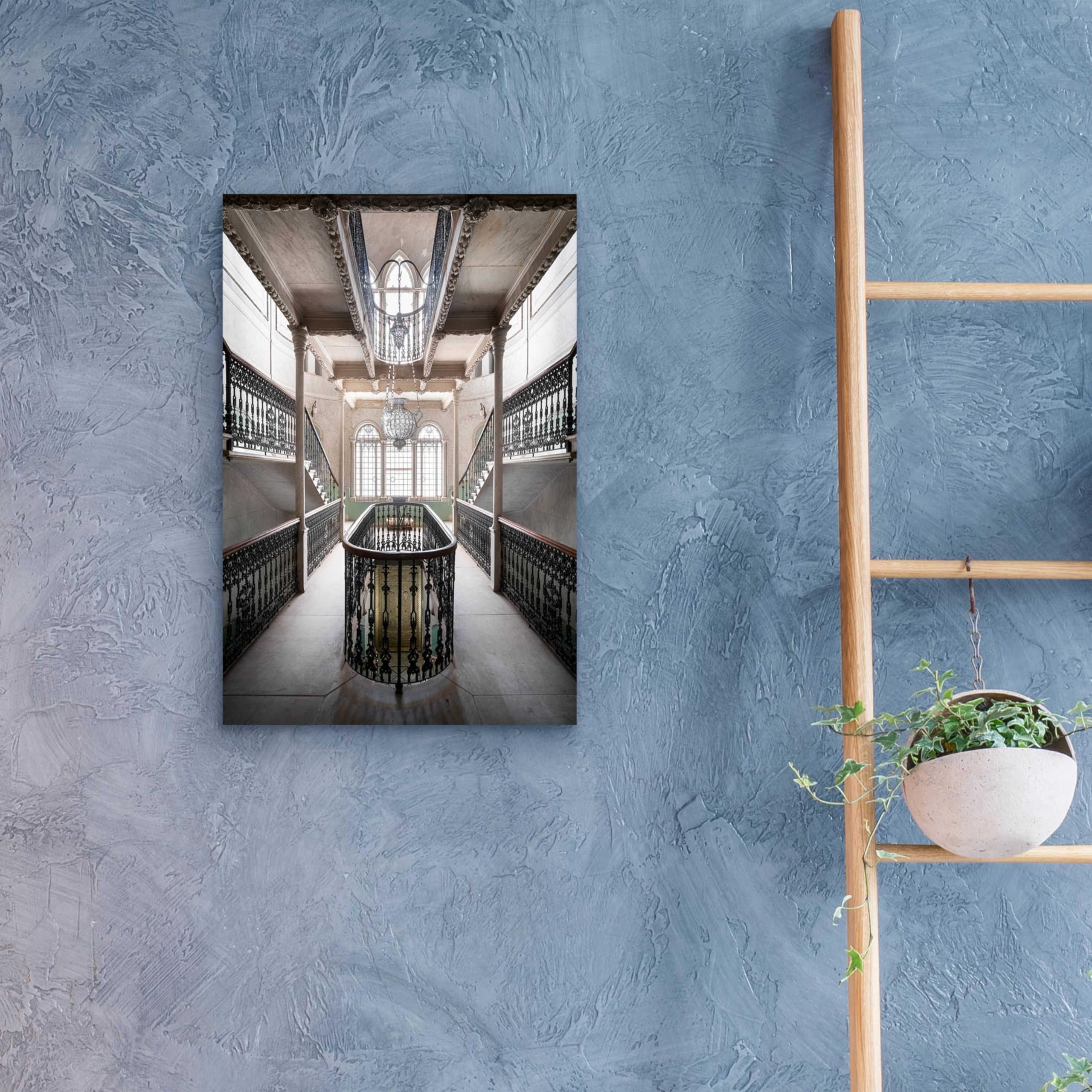 Epic 'Sursock Staircase' Acrylic Glass Wall Art Print by Roman Robroek - 16x24 Inches Modern Home Decor for Living Room, Bedroom & Office